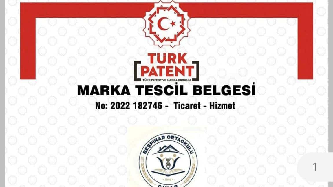 Okulumuz Amblemi Türk Patent Ve Marka Kurumu Tarafından Tescillendi
